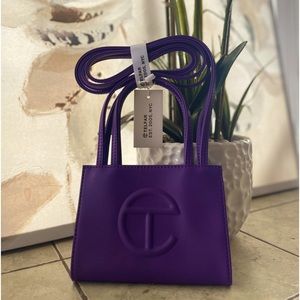 Grape Telfar Shopping Bag